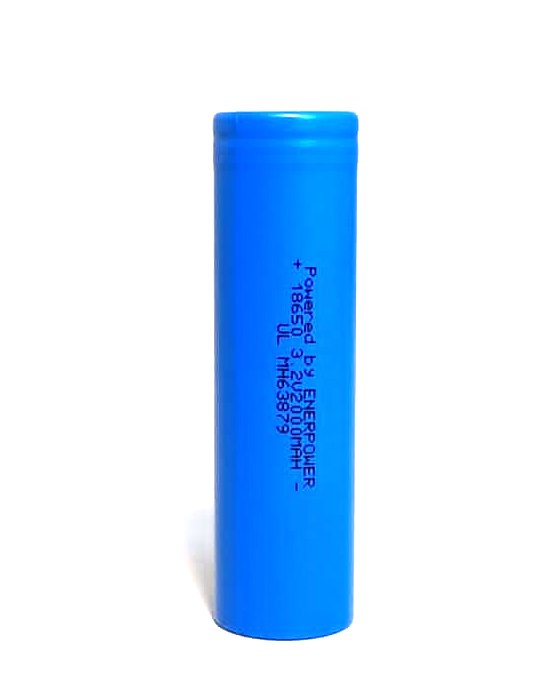 Accumulateur LifePo4 Enerpower 18650 2000mAh 3.2V - 3C Décharge max - Neuf