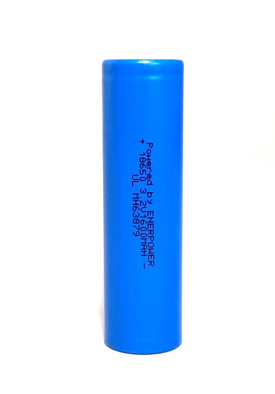 Accumulateur LifePo4 Enerpower 18650 1600mAh 3.2V - 5C Décharge max - Neuf