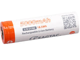 Accumulateur Li-Ion EagleTac 21700 5000mAh 3.6V - 2C Décharge max - Protégé - Neuf