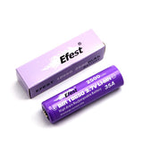 Accumulateur Li-Ion Efest IMR 18650 2500mAh 3.7V - 8C Décharge max - Neuf