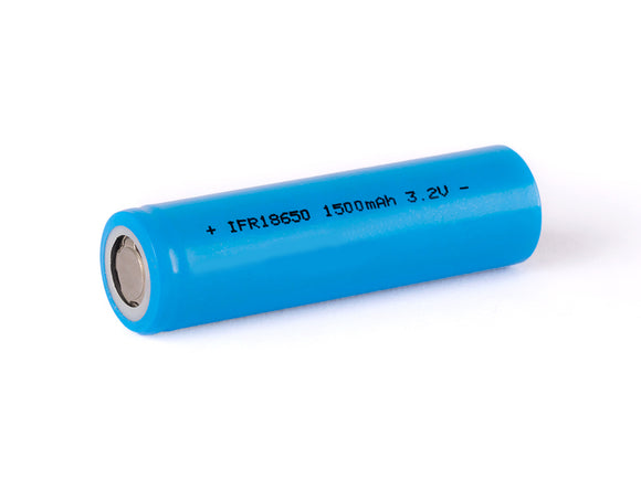 Accumulateur LifePO4 Cottcell IFR18650 18650 1400mAh 3.2V - 3C Décharge max - Non Protégé -Neuf