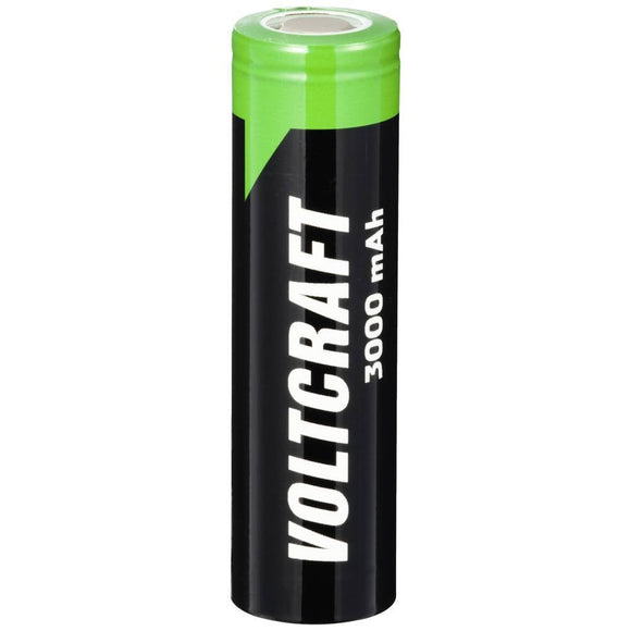 Accumulateur Li-Ion Voltcraft VC-Li 3.6-3000 18650 3000mAh 3.6V - 3C Décharge max - Protégé - Neuf