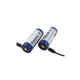 Accumulateur Li-Ion Keeppower P2652U 26650 5200mAh 3.7V - 1.6C Décharge max - Protégé - micro USB - Neuf - Pack de 02