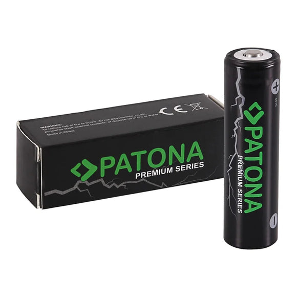 Accumulateur Li-Ion Patona Premium 18650 3350mAh 3.6V - 1.5C Décharge max - Non Protégé - Neuf