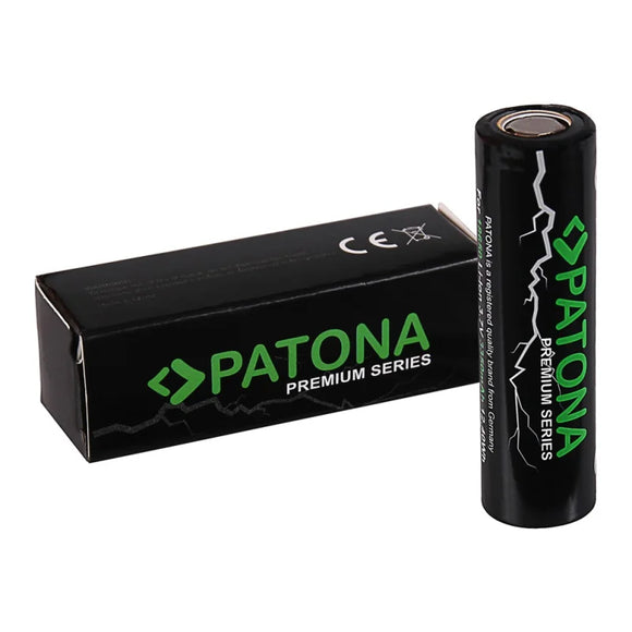 Accumulateur Li-Ion Patona Premium 18650 3350mAh 3.6V - 1.5C Décharge max - Non Protégé - Neuf
