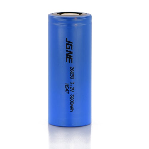 Accumulateur LifePO4 JGNE HTCFR26650 26650 3600mah 3.2V - 3C Décharge max - Neuf