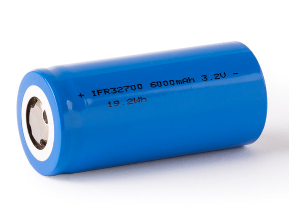 Accumulateur LifePo4 Cottcell IFR32700 32700 6000mAh 3.2V - 3C Décharge max - Neuf