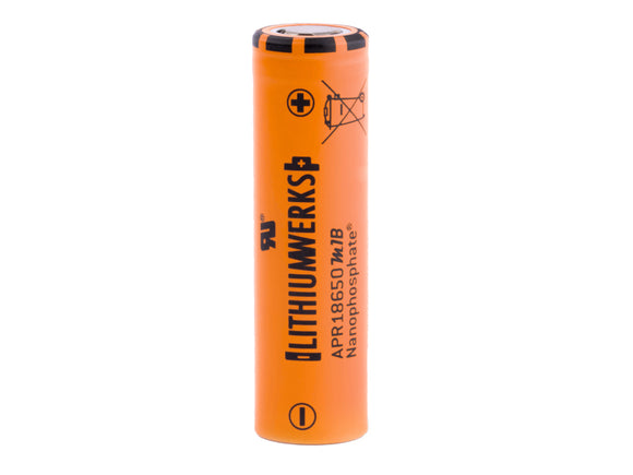 Accumulateur LifePo4 A123 Systems Lithium Werks APR18650M1B 1100mAh 3.3V - 30C Décharge max - Neuf